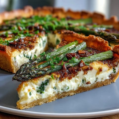 Spring Asparagus Tart Puff