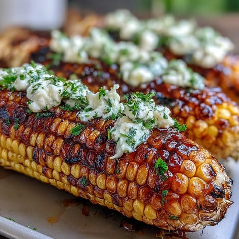 Juicy BBQ corn in foil with herb butter, grilled until tender and bursting with savory flavor.