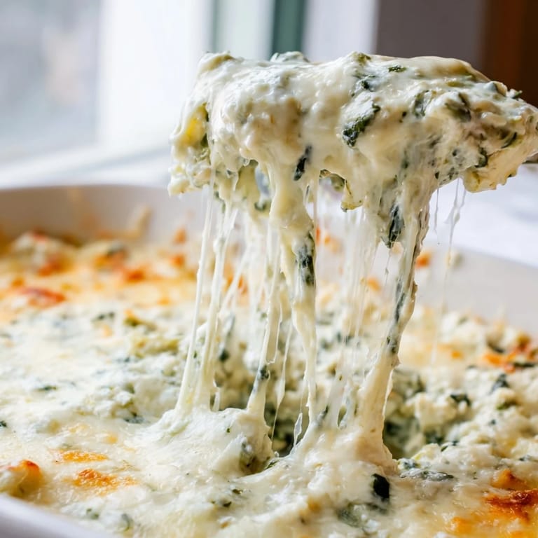 Appetizer platter featuring hot Spinach Artichoke Dip, alongside toasted bread slices and sturdy crackers for sharing.