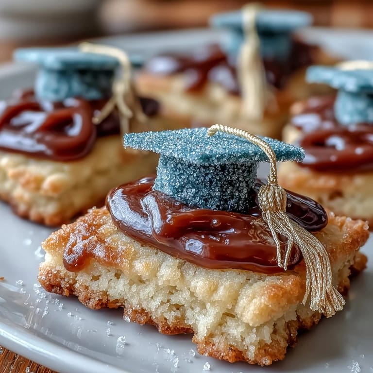 Delicious Graduation Cookies: beautifully decorated sugar diploma and cap shapes.