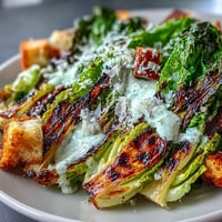Grilled Caesar Salad with Charred Romaine, smoky and fresh, perfect for summer dining.